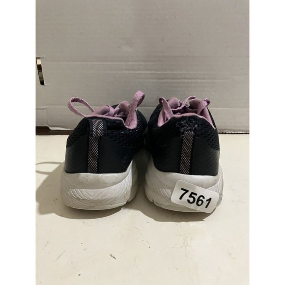SKECHERS KIDS GIRLS SHOES SIZE 2 MEMORY FOAM BRIGHTS NAVY  sneaker shoes - Picture 4 of 8